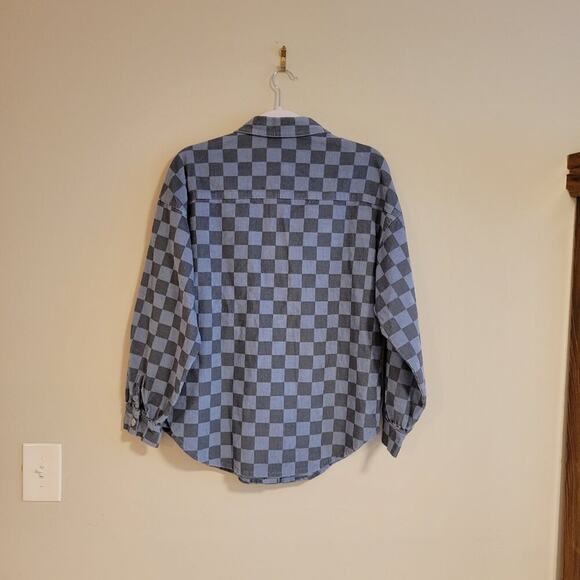 Le Lis Collection Checker Corduroy Shacket - Picture 2 of 11